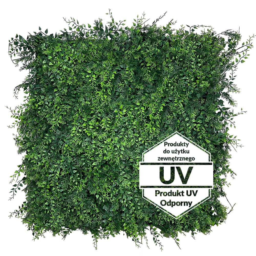 Artificial green carpet Znakocica UV 50x50cm