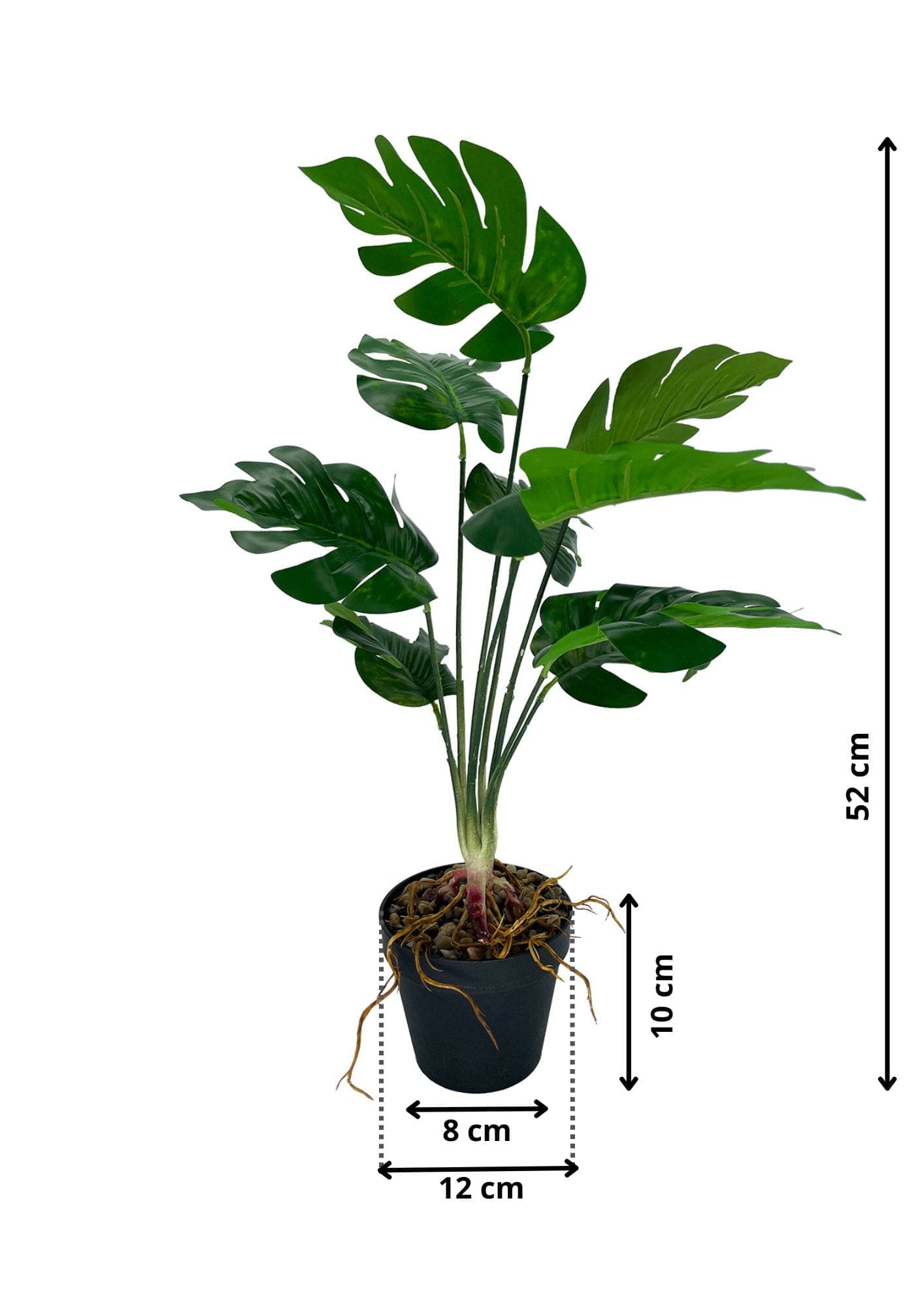 Plante artificielle Monstera Leaky 52 cm