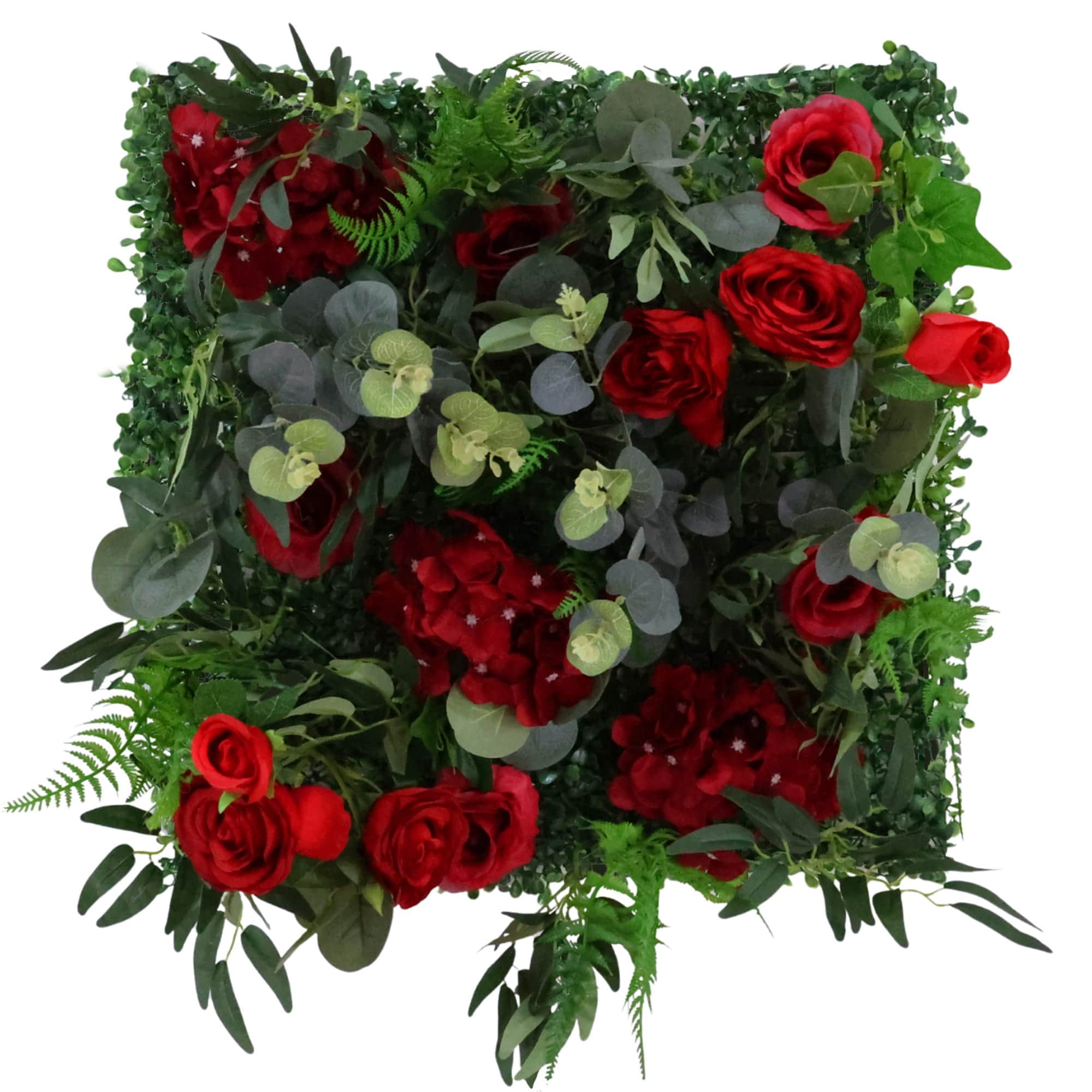 Mur de fleurs Scarlet Eden 50x50cm