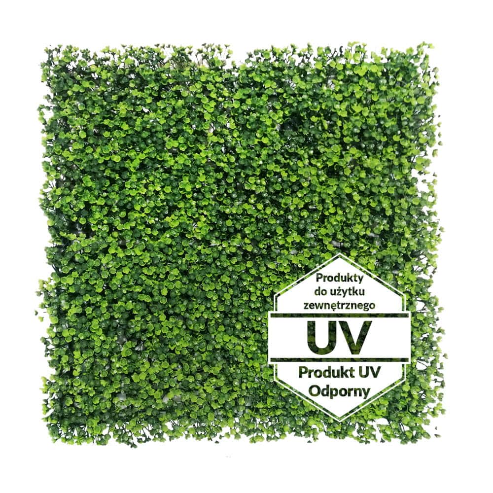 Ciglia artificiali UV verdi opache 50x50 cm