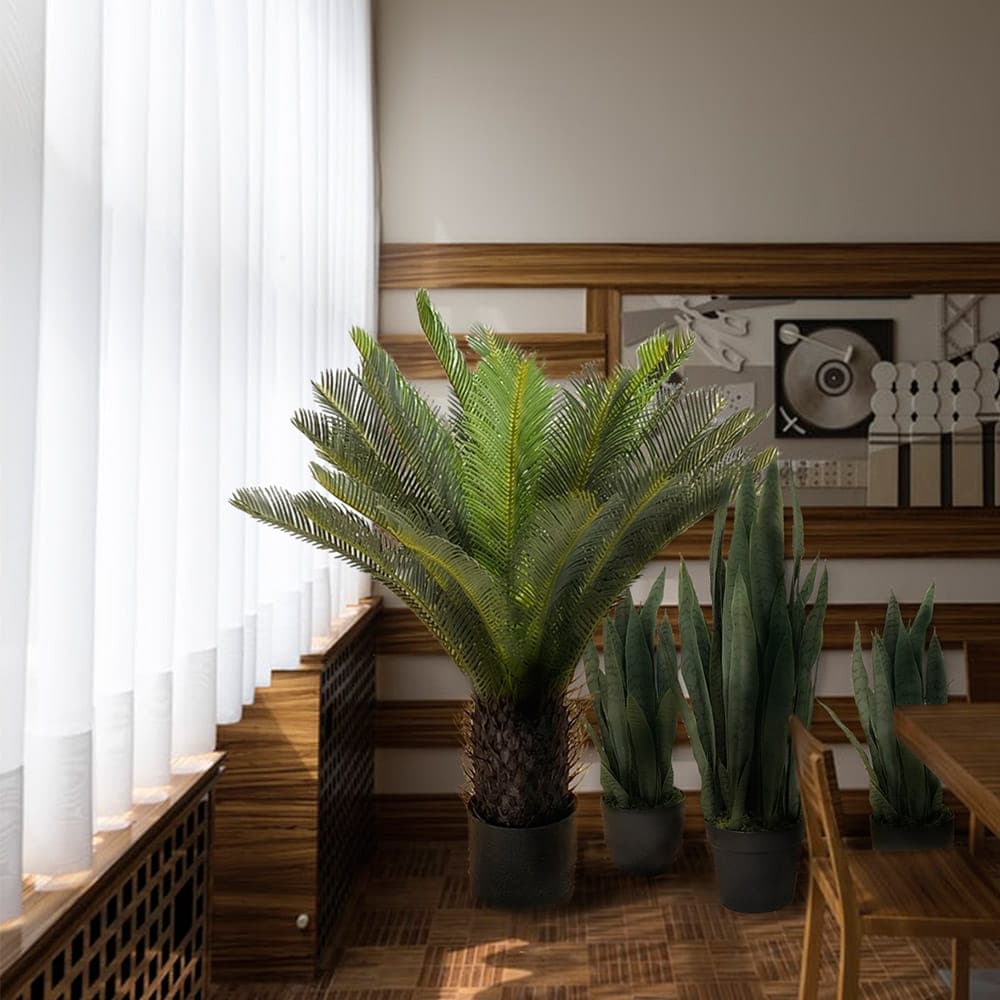 Plante artificielle Sansevieria Zelenica 65cm
