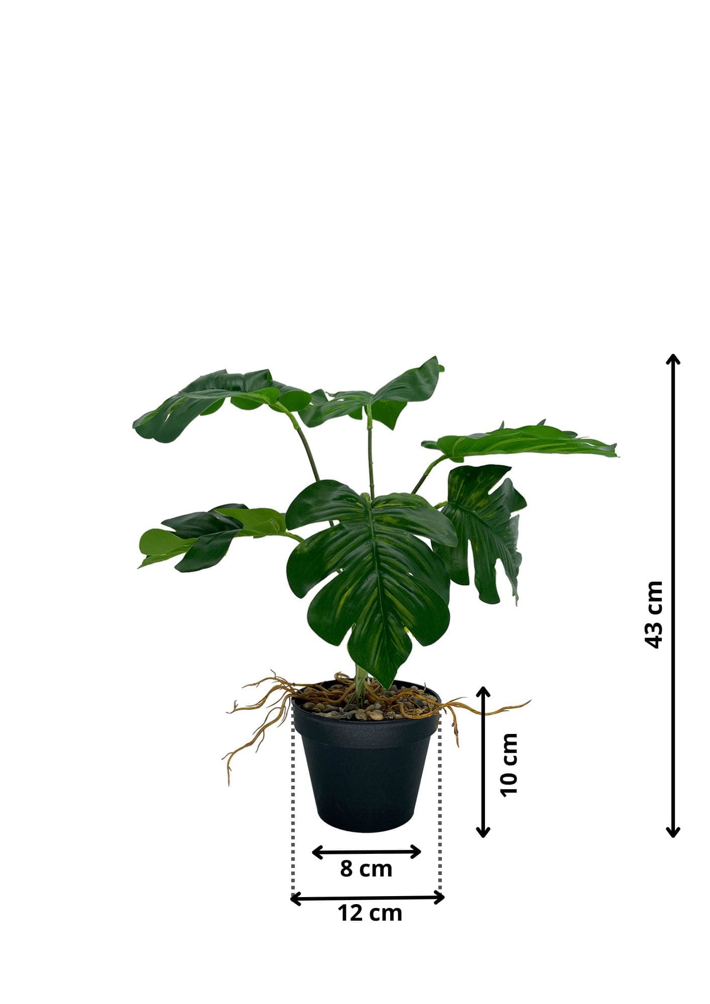 Plante artificielle Monstera Leaky 43 cm