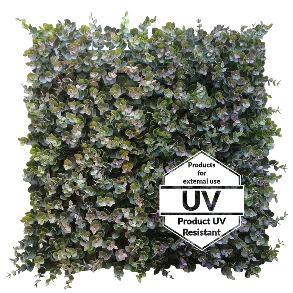 Tapis UV Eucalyptus vert artificiel 50x50cm