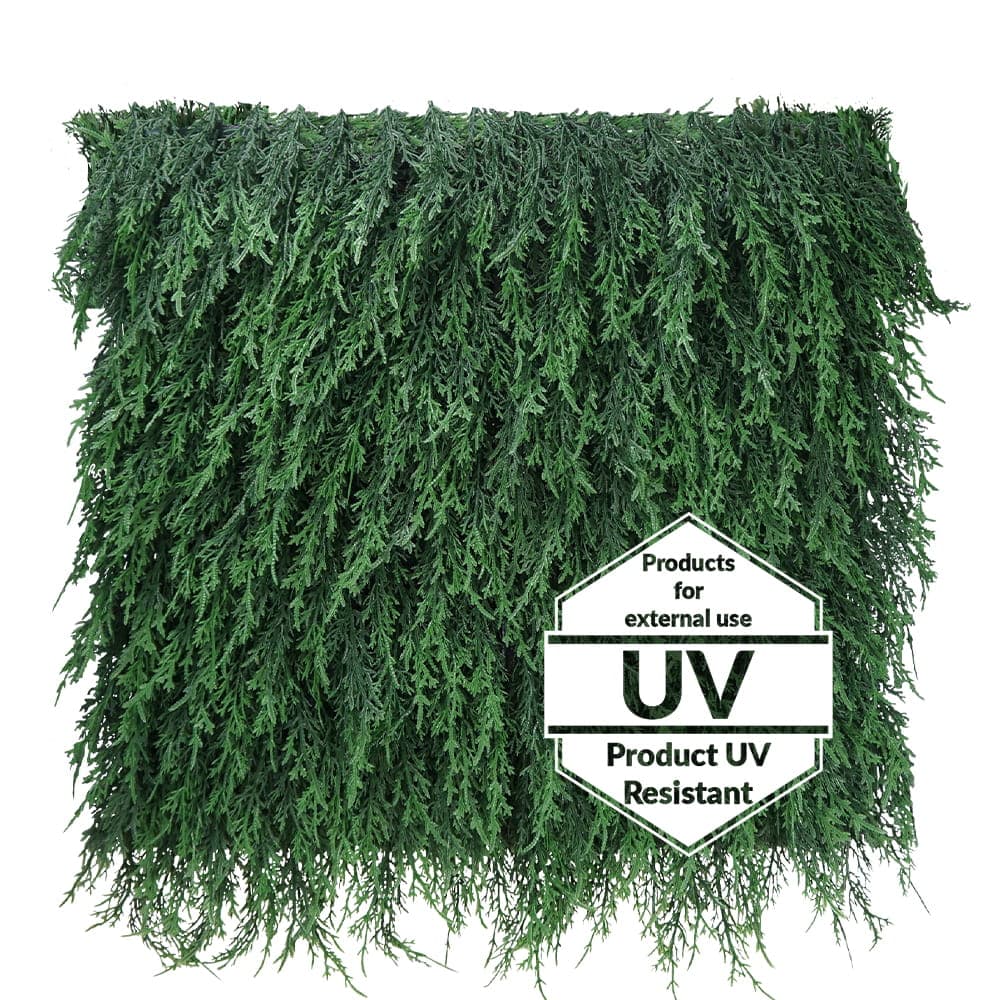Tapis UV Cyprès vert artificiel 50x50cm