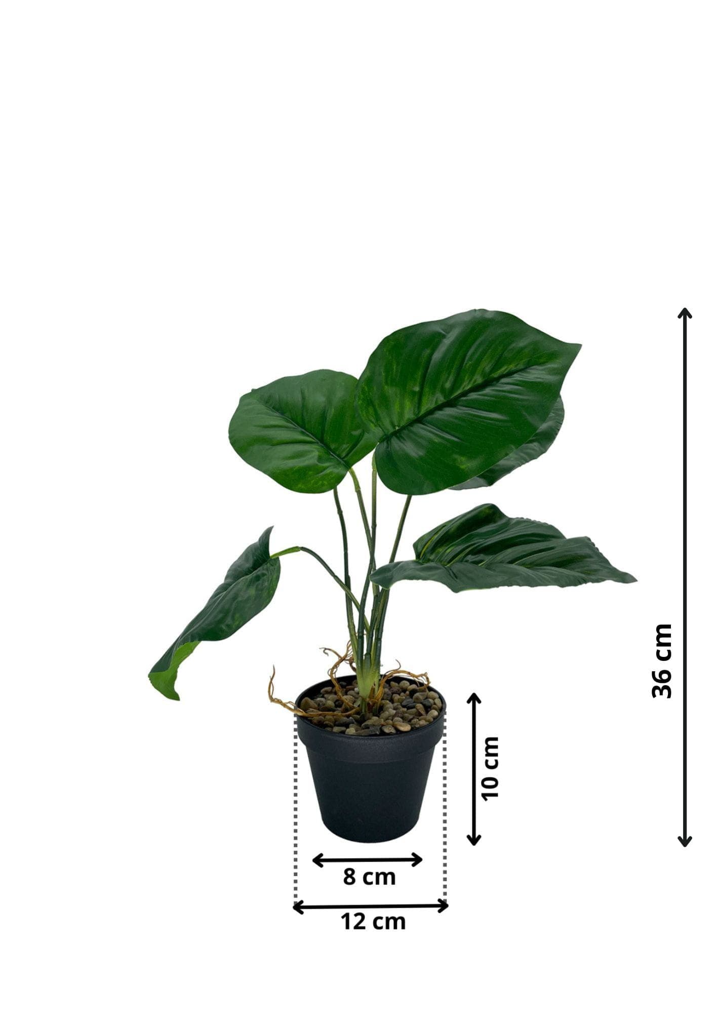 Plante d'arrow-root artificielle 36 cm