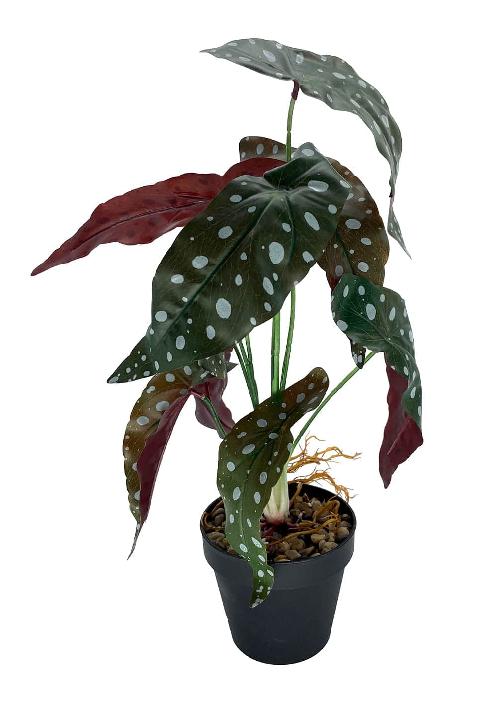 Plante artificielle Bégonia Corail 45 cm – Green Designers
