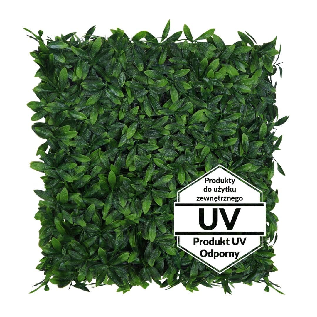UV carpet artificial green laurel cherry 50x50cm