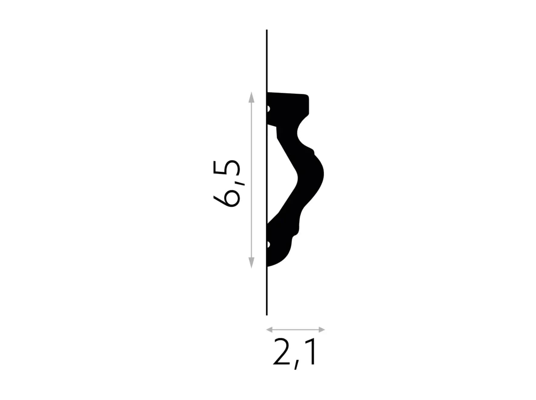 Regleta de pared flexible MD308F