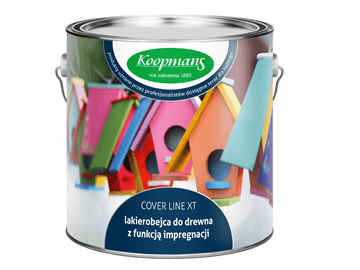 Koopmans COVER LINE XT/ XT WIT 1L – Vernis colorant avec fonction imprégnation