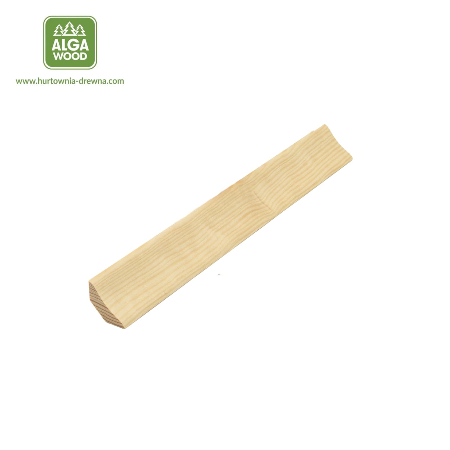 30×30 Concave pine quarter round