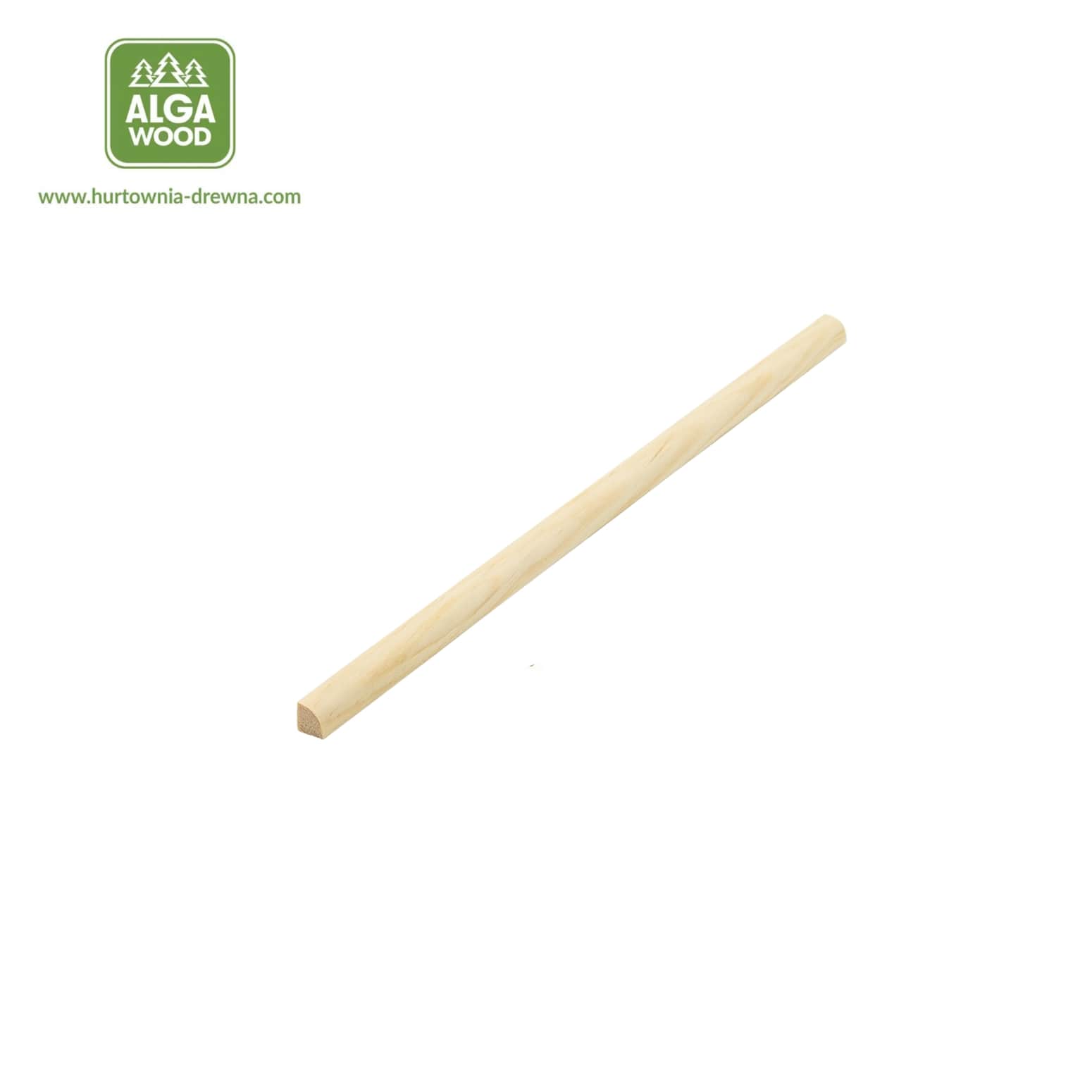 10×10 Quart de rond en pin convexe