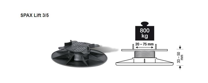 Spax Lift 3/5 – height-adjustable joist support