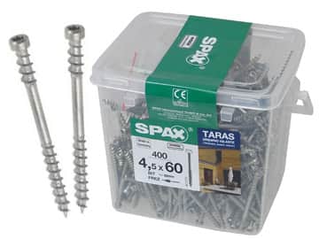 Vis à bois SPAX WIROX 4,5×50 300 pcs. (terrasse)