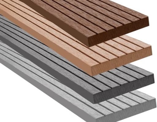 Grooved composite skirting 10×72 for 4DECK WPC decking boards