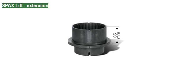 SPAX Lift – extension – 35mm extension adapter 8 pcs.
