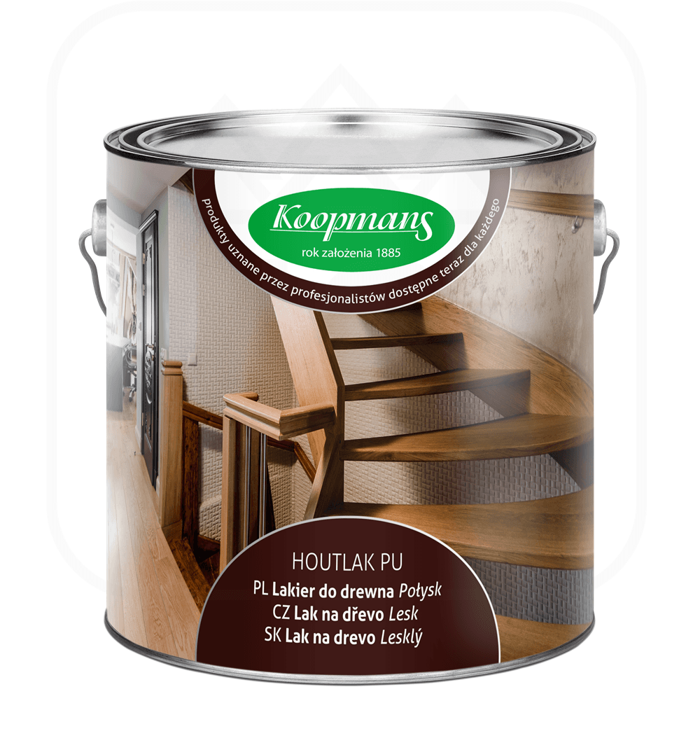 Koopmans HOUTLAK PU 2,5L Colourless – Interior wood varnish