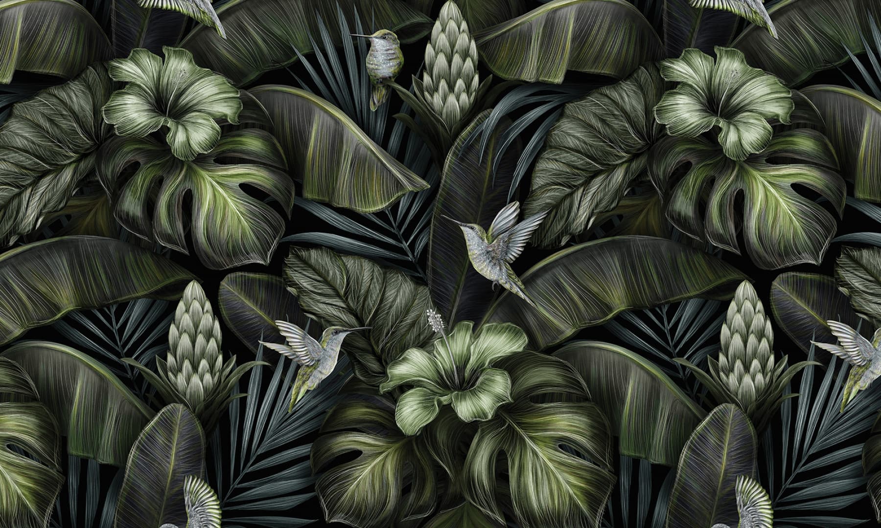 Wallpaper Botanical bliss 2