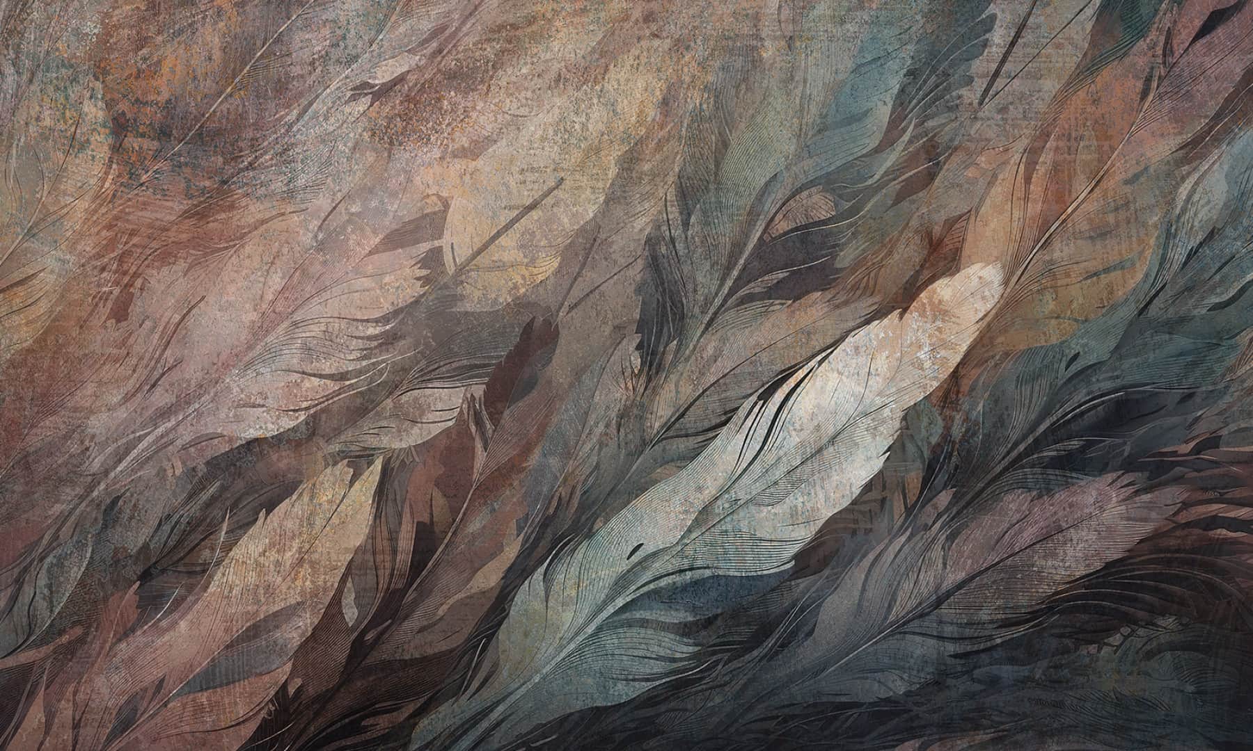 Featherscape wallpaper