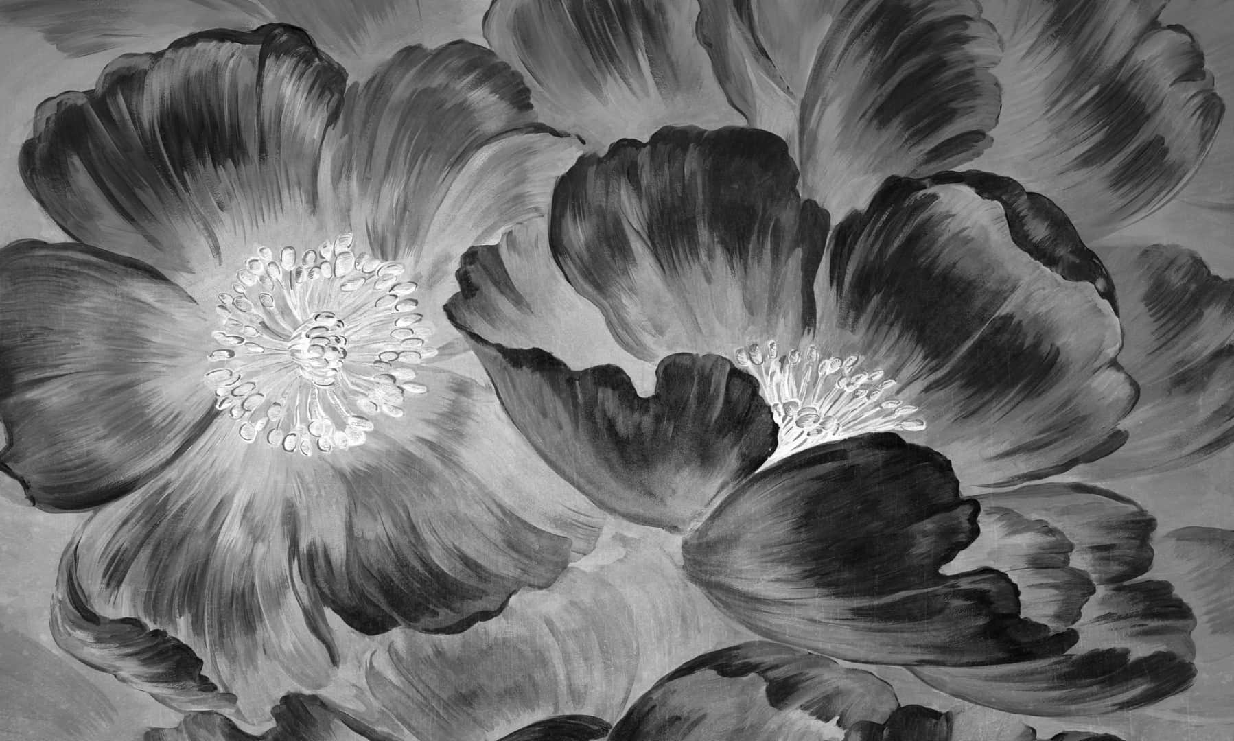 Floral abyss wallpaper