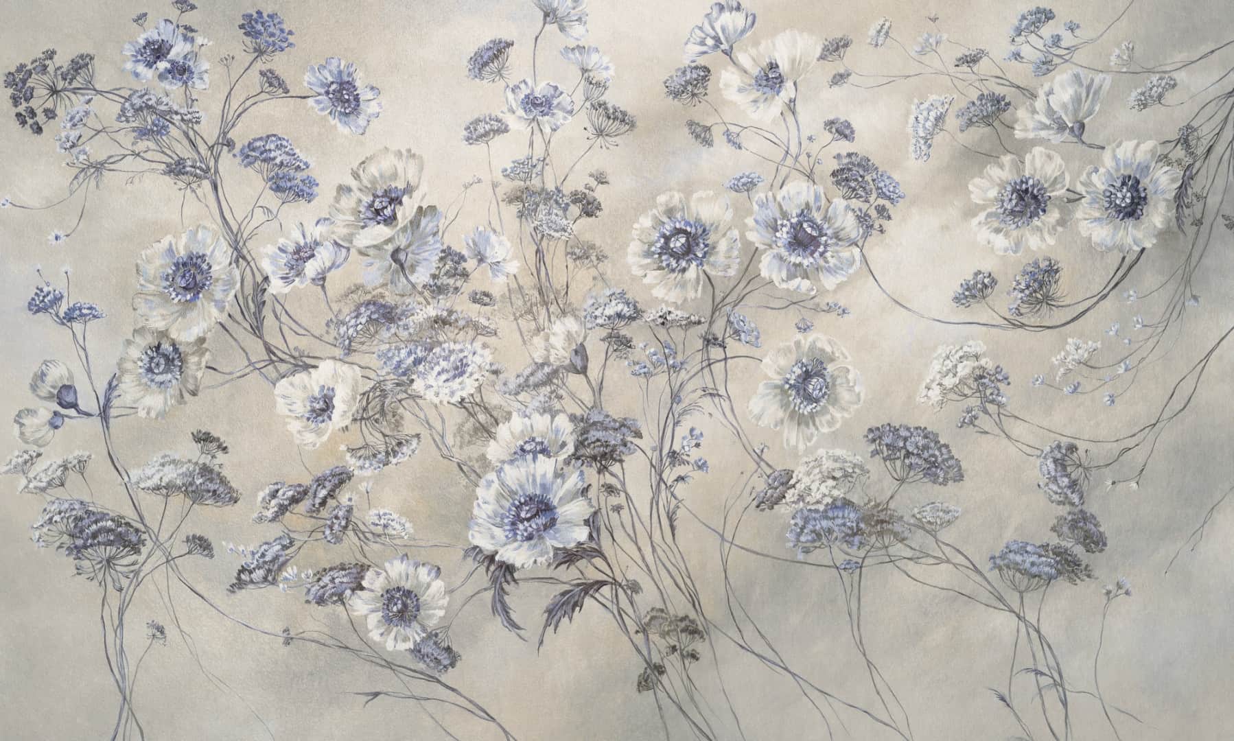 Floral wallpaper whimsy 2 4