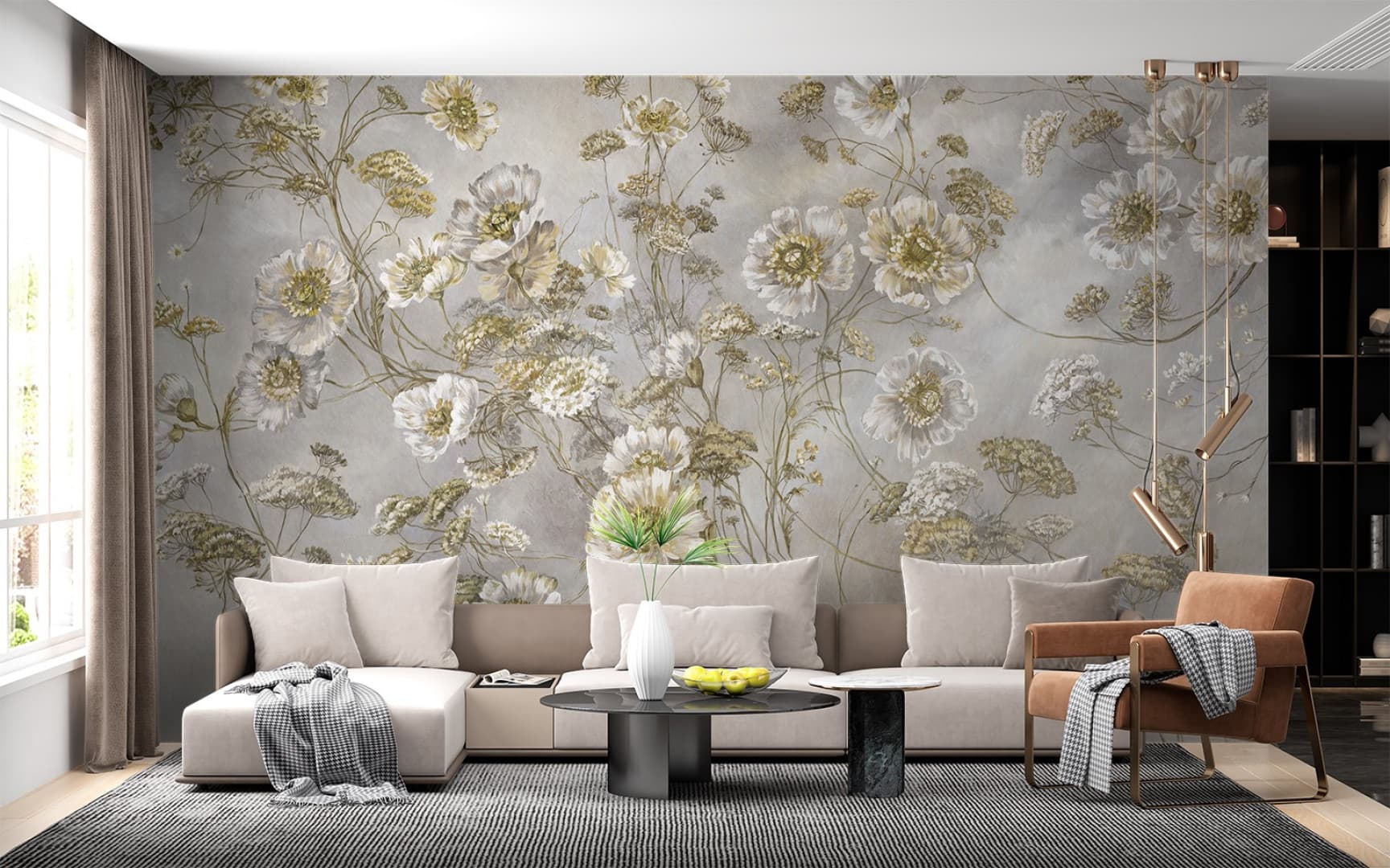 Papier peint Floral whimsy