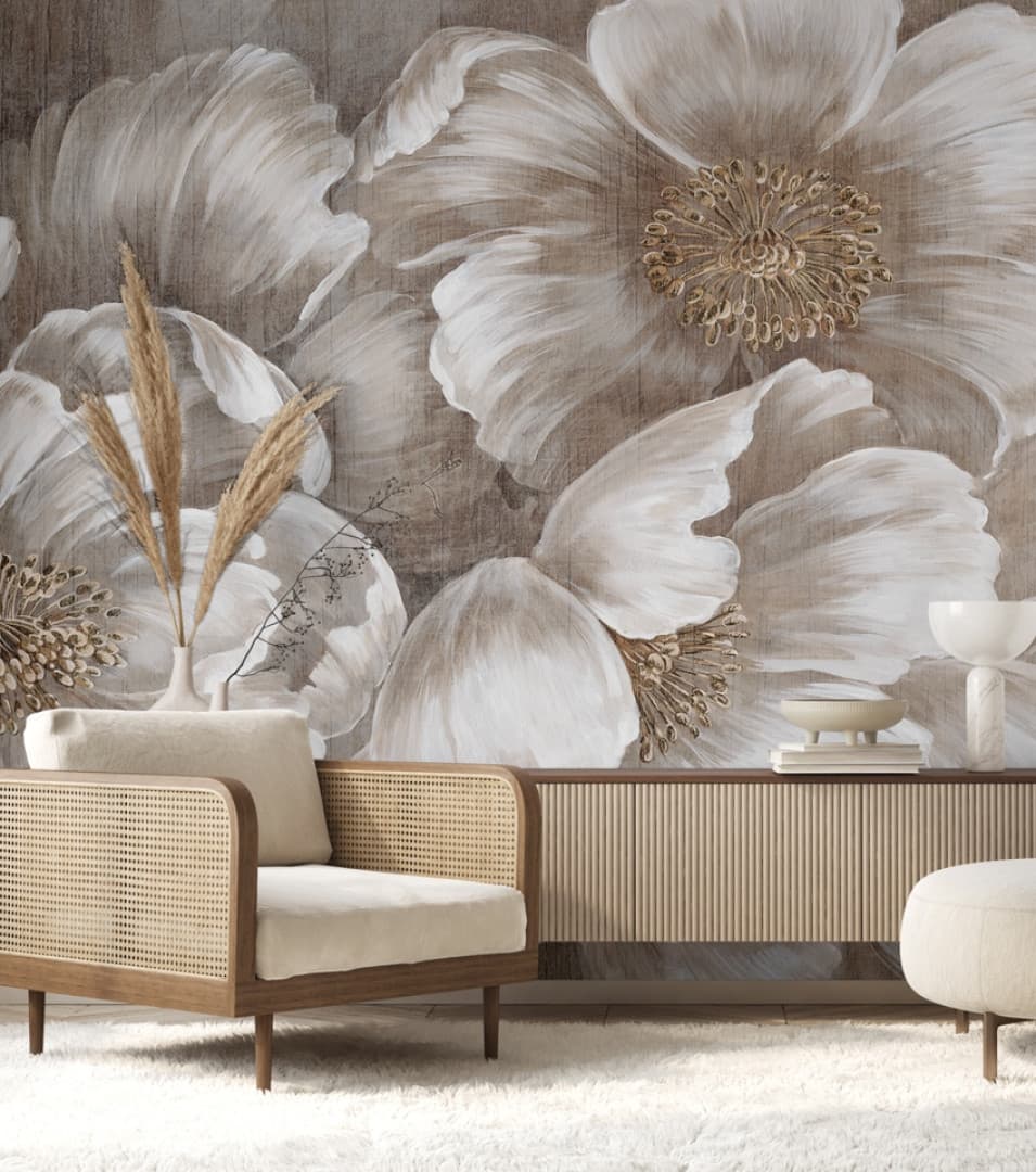 Papier peint Flower power