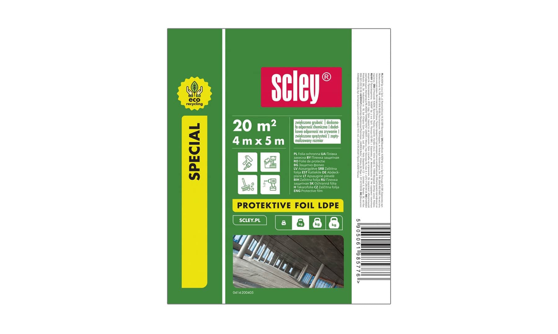 Película protectora ECO 4x5 m