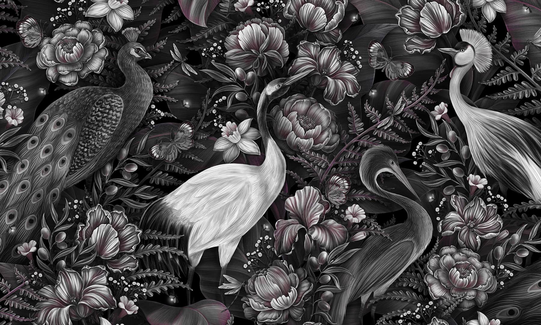 Garden delights 2 wallpaper