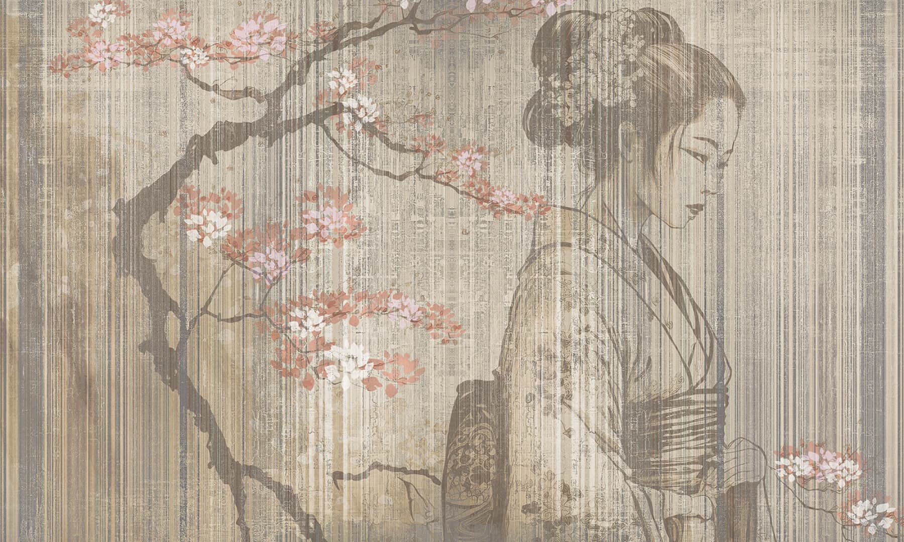 Japanese cherry tree wallpaper