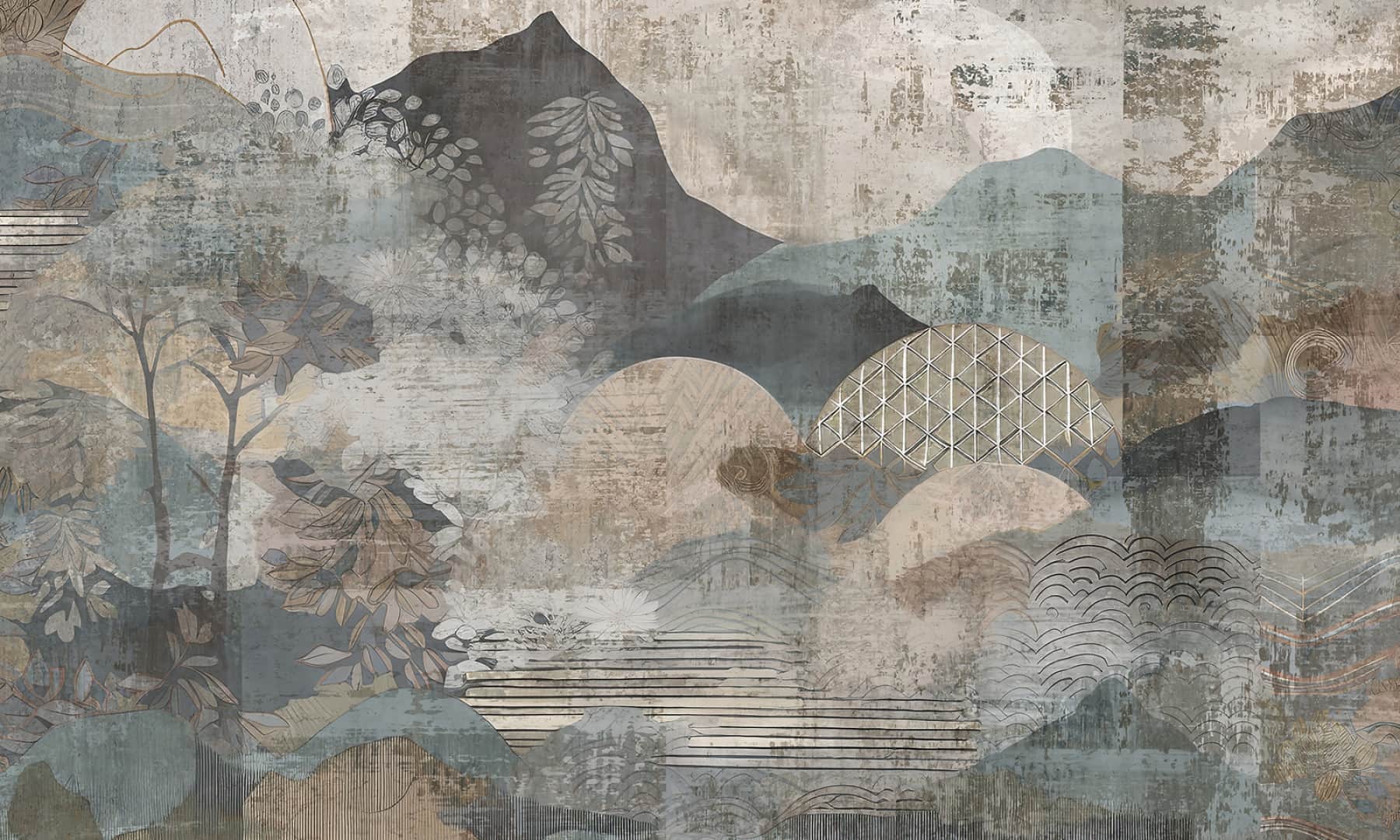 Papier peint Rustic reverie – Rauv