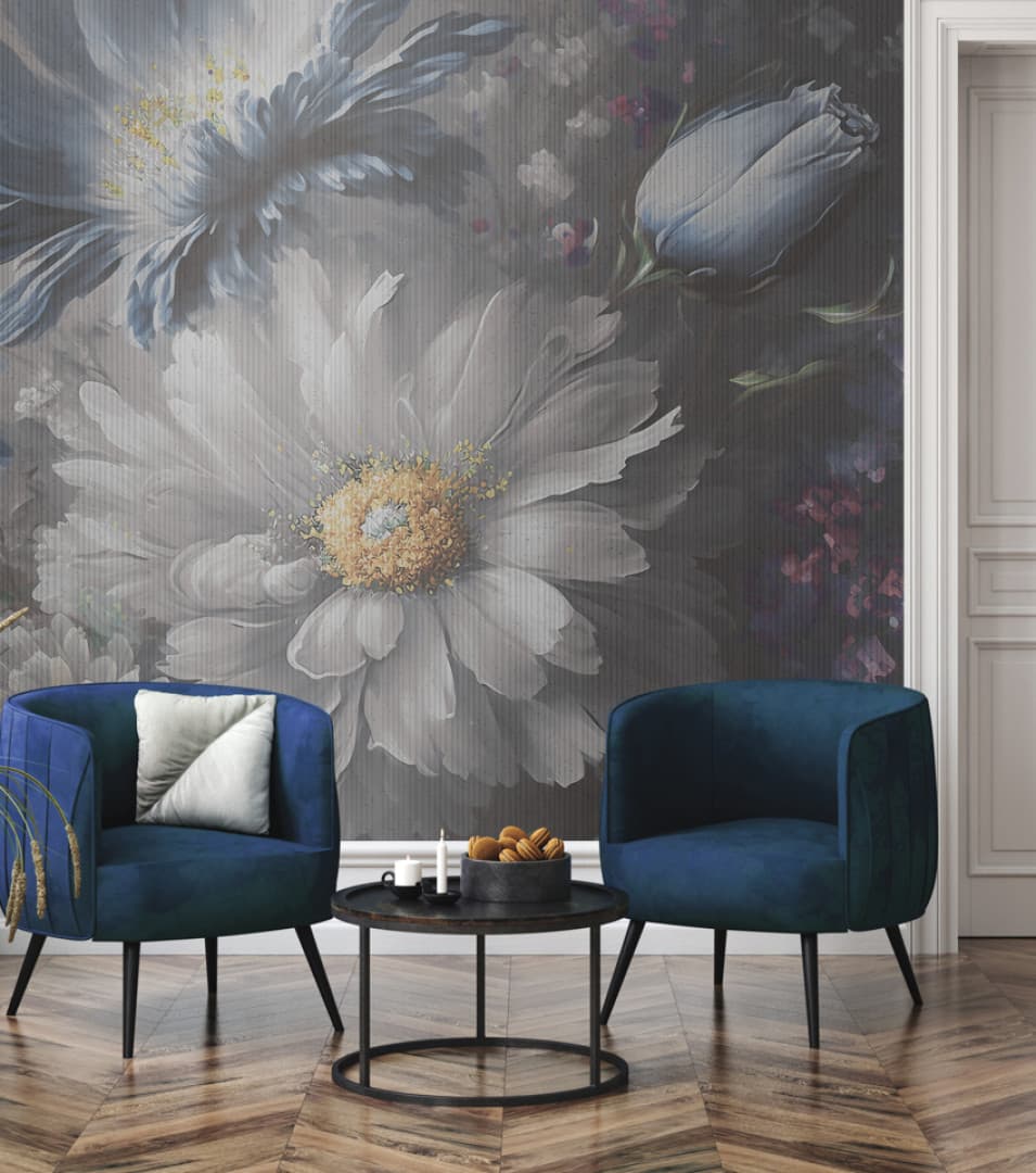 Papier peint Sapphire blooms