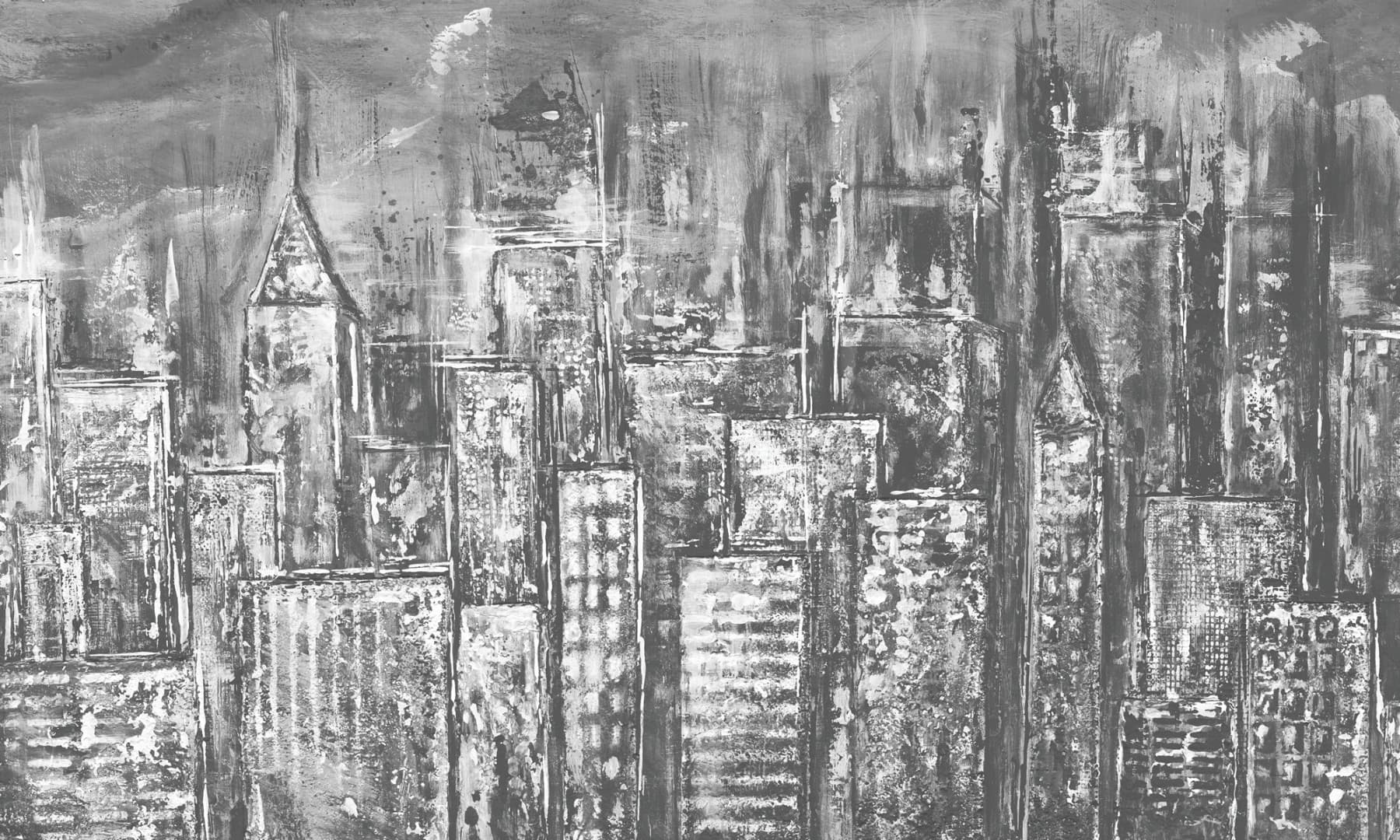 Papier peint City Sketch 2 â Rauv