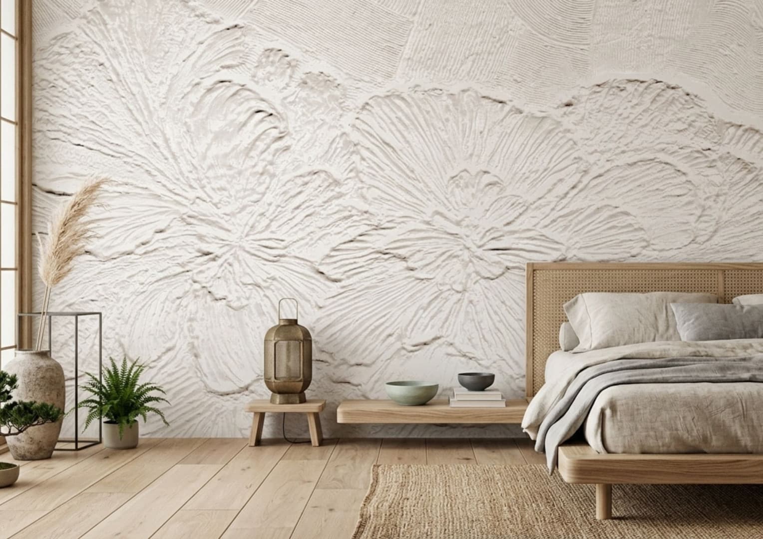 Papier peint Gypsum Petals