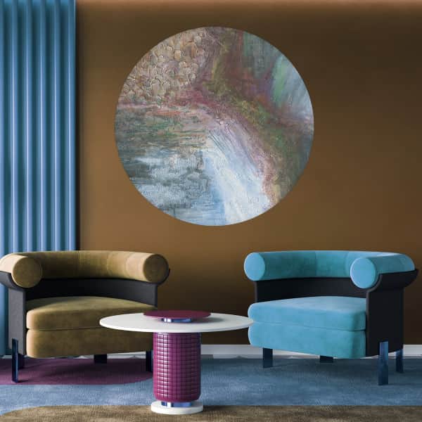Papier peint cercle Aurora Mist 3