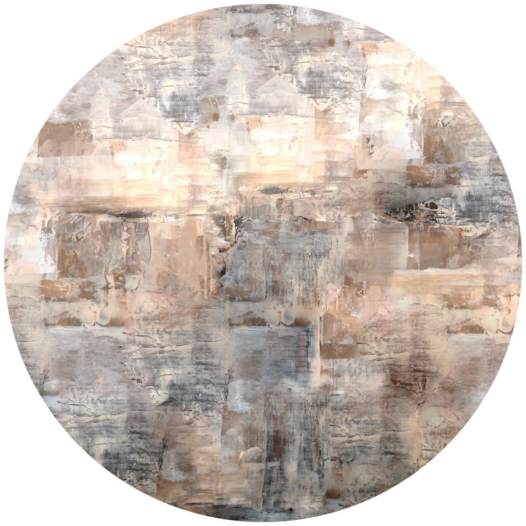 Papier peint cercle Canvas District – Rauv