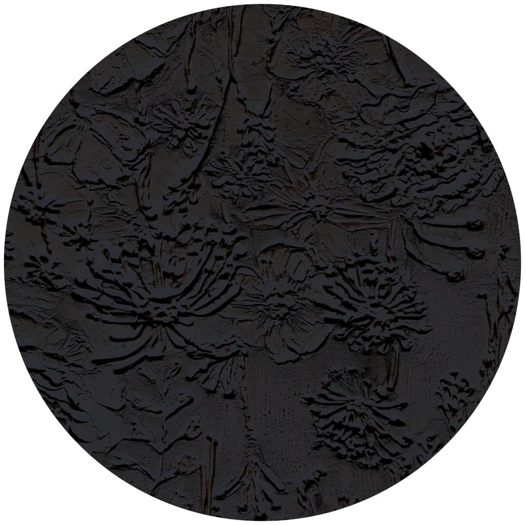 Papier peint cercle Carbon Haze 2 – Rauv