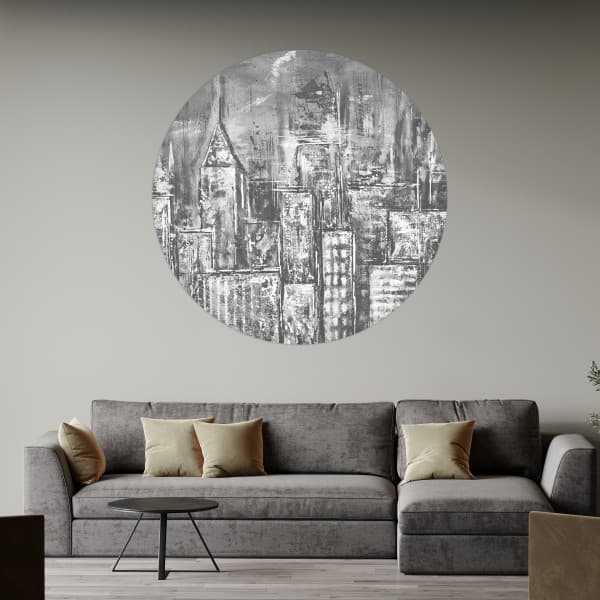 Papier peint cercle City Sketch 2