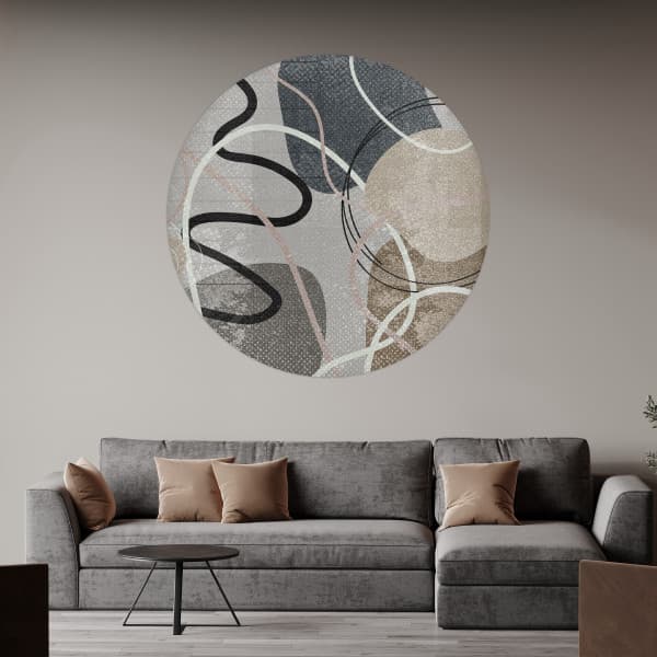 Papier peint cercle Fade Signal