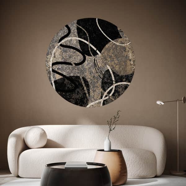 Papier peint cercle Fade Signal 2