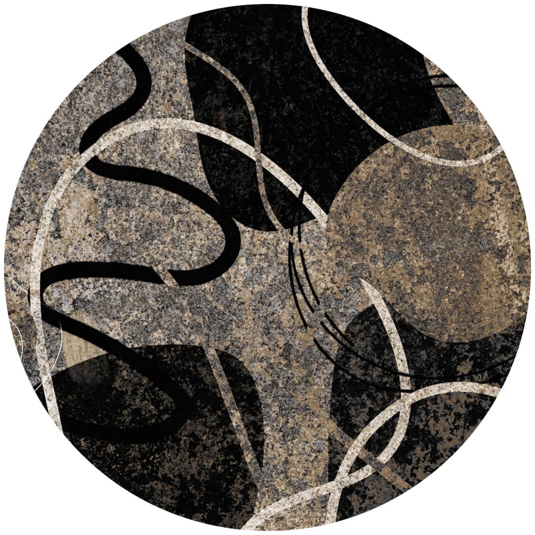 Papier peint cercle Fade Signal 2 – Rauv