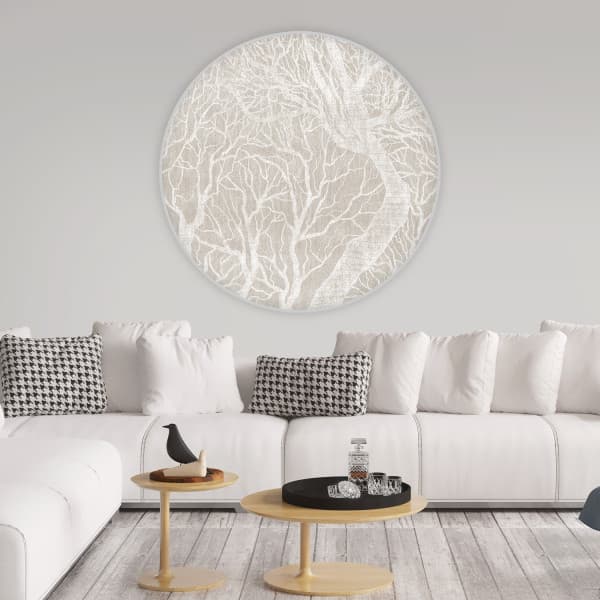 Papier peint cercle Frozen Canopy
