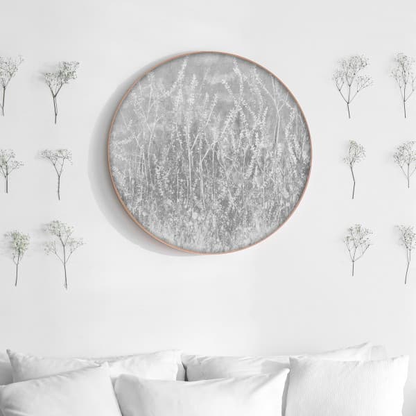 Papier peint cercle Golden Reeds 2