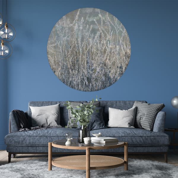 Papier peint cercle Golden Reeds 3