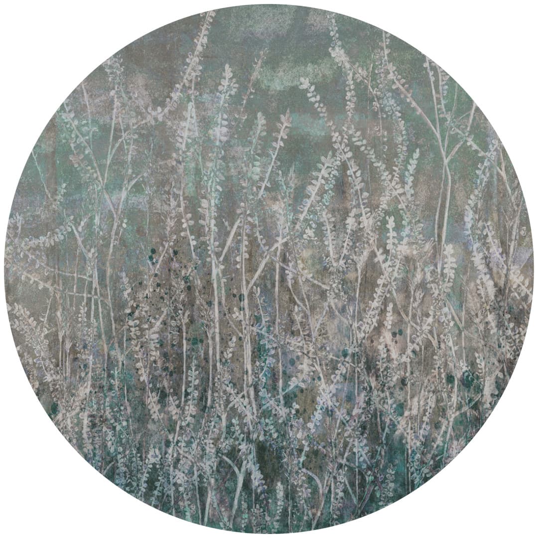 Papier peint cercle Golden Reeds 4 – Rauv