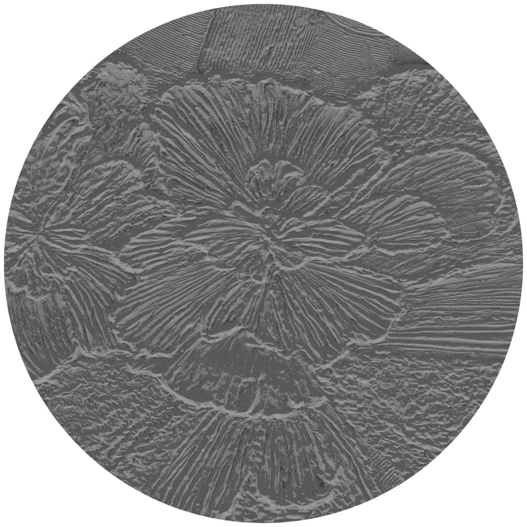 Papier peint cercle Gypsum Petals 3 – Rauv