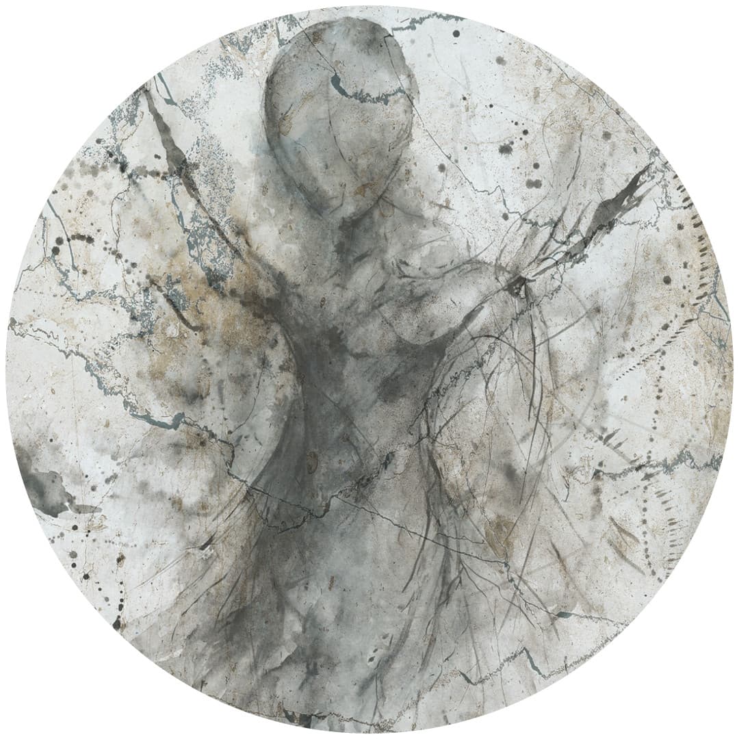 Papier peint cercle In My Mind 3 – Rauv
