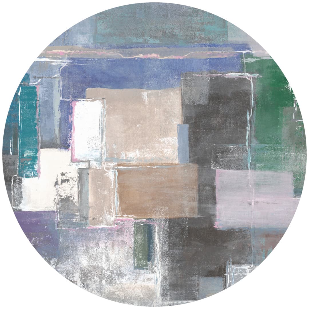 Papier peint cercle Memory Frame – Rauv