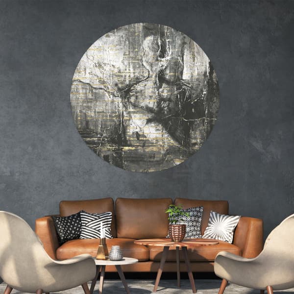 Papier peint cercle Musked Skin 4
