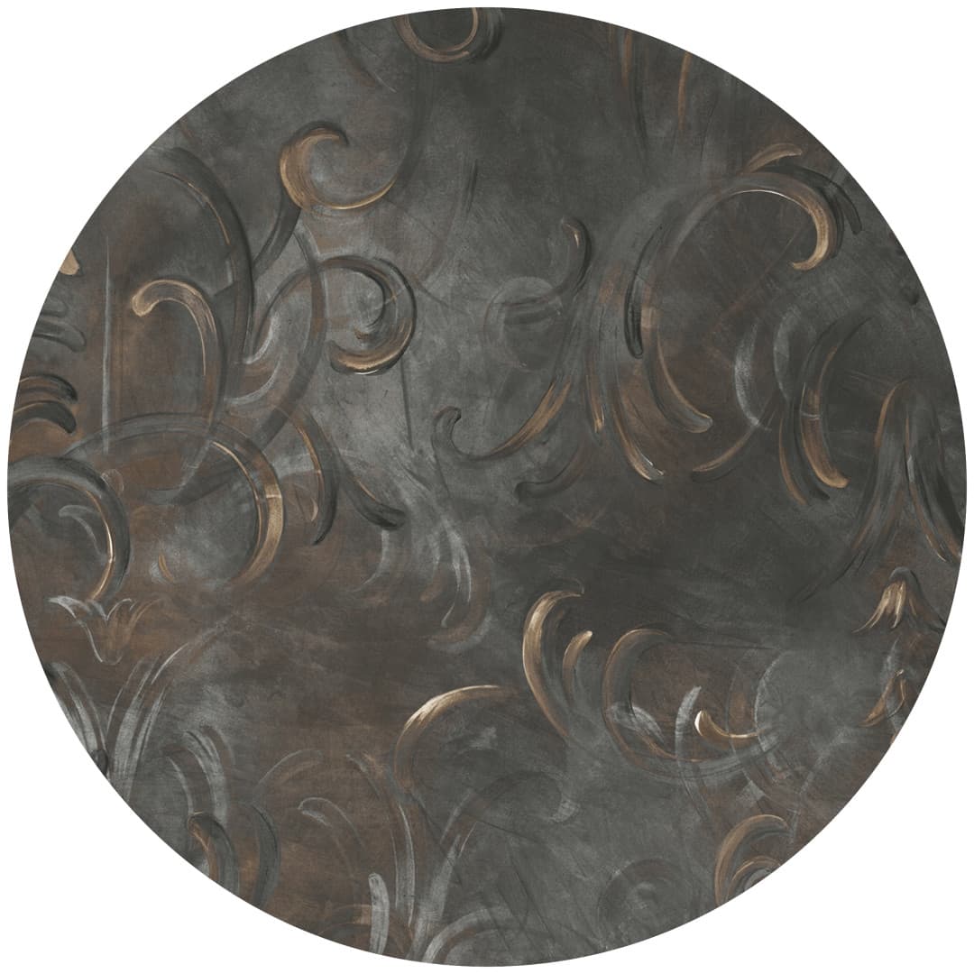 Papier peint cercle Old Ornaments 4 – Rauv