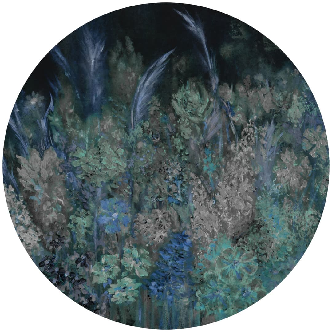 Papier peint cercle Passion Flowers – Rauv